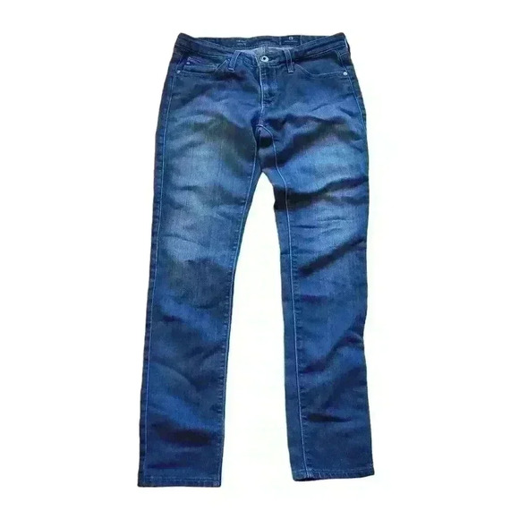 AG Adriano Goldschmied The Stilt Cigarette Leg Blue Jeans - Picture 1 of 10